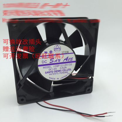 Sanyo 109P1212H102 12038 12CM 12V 0109P1212H102 12038 12CM 12V 0.52A Chassis Fan