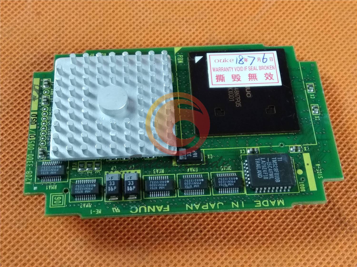 used Fanuc A20B-3300-0050 Board In Good Condition - FANUC