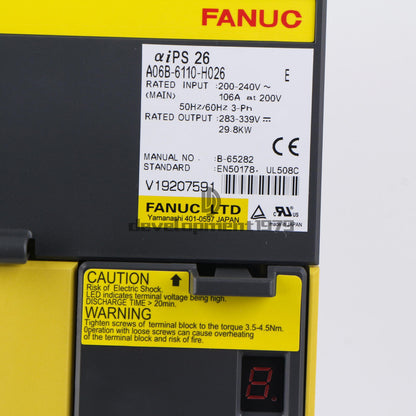 FANUC Servo Drives A06B-6110-H026 | High-Performance Motion Control - FANUC