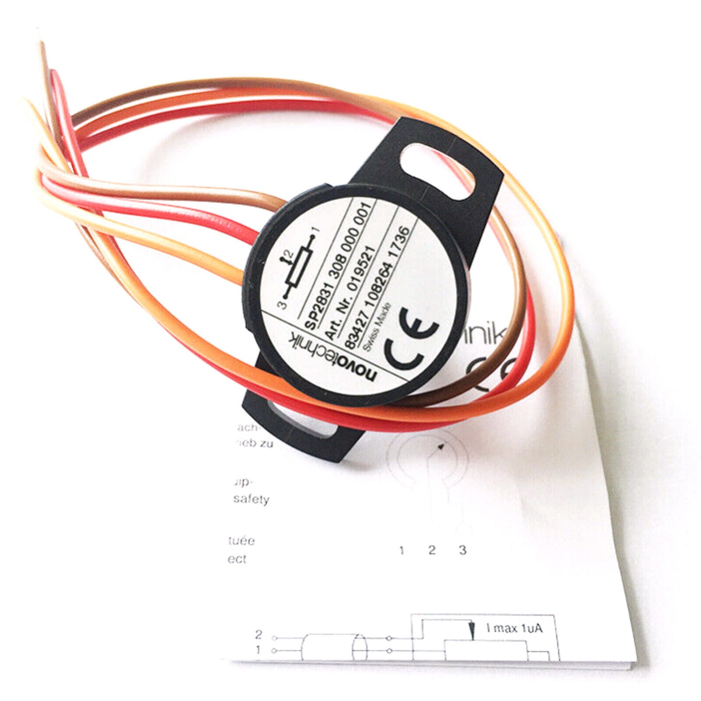 NOVOTECHNIK SP-2831-308-000-001 Rotary Sensor Potentiometer - NOVOTECHNIK