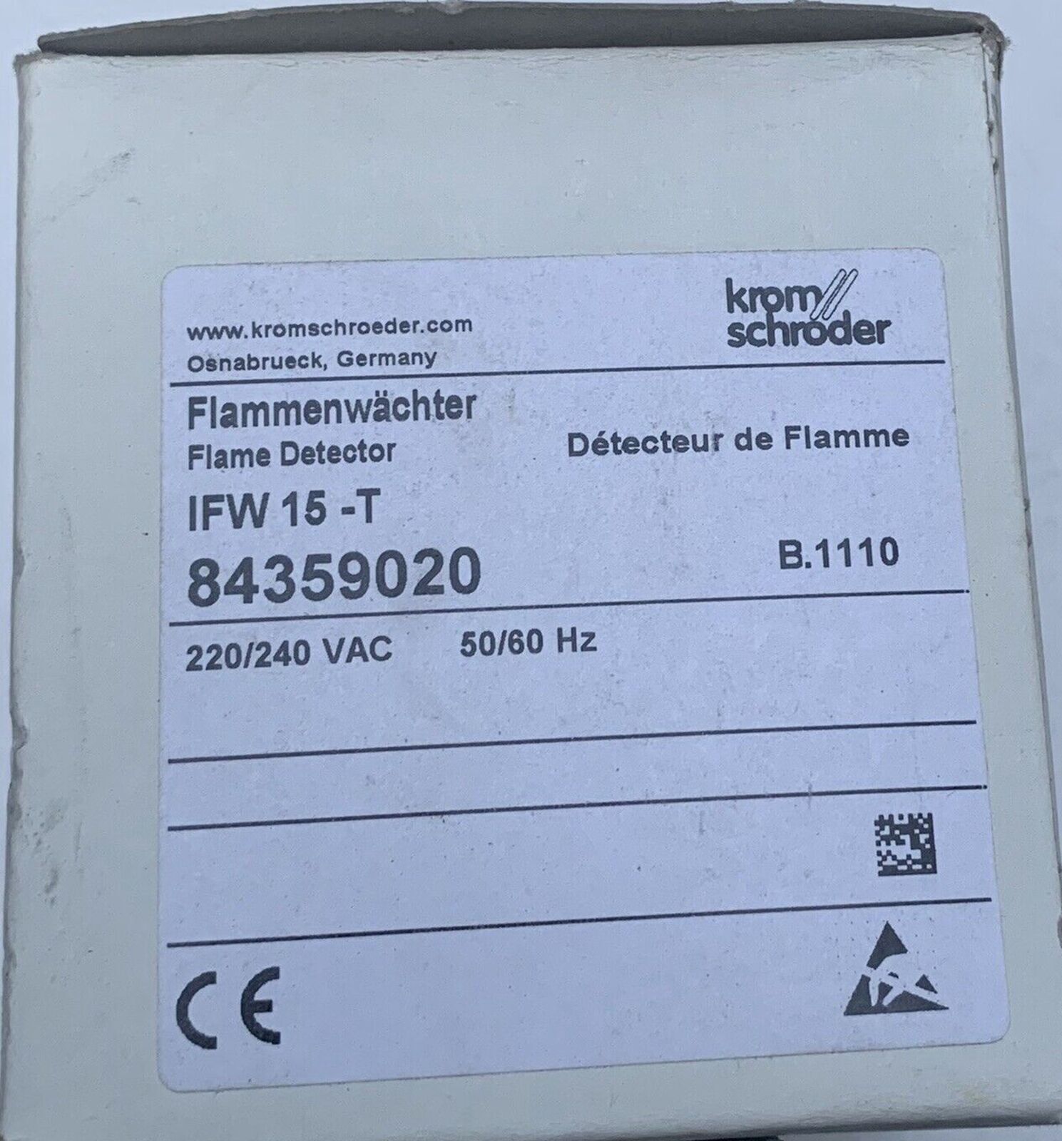 Burner Controller IFW15-T Flame Processor | New Product - BURNER