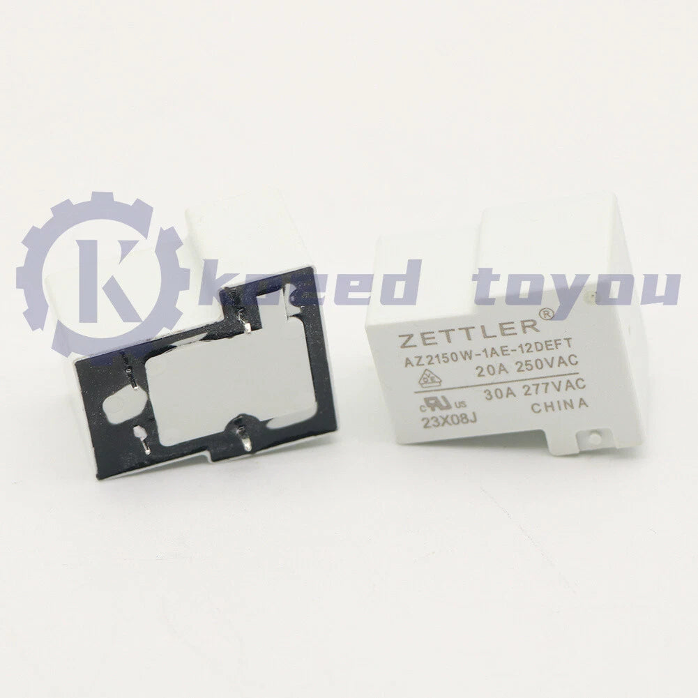 10PCS ZETTLER AZ2150W-1AE-12DEFT 12VDC Automotive Relay 20A 250VAC 4Pins US