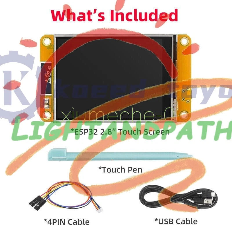 ESP32 WiFi Bluetooth Development Board 2.8in LCD TFT Touch Screen Module 240*320