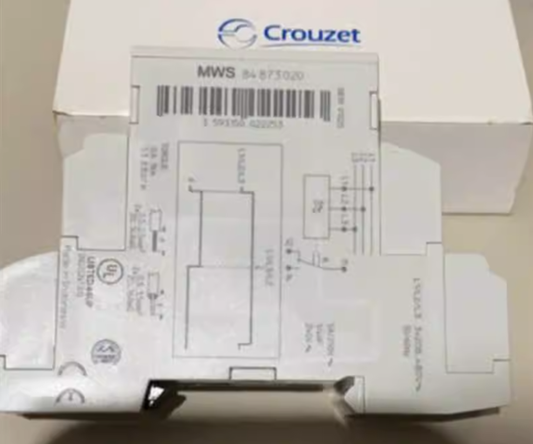 CROUZET MWS 84873020 Phase Sequence Relay | CROUZET MWS 84873020 Phase Sequence Relay for industrial automation | CROUZET MWS 84873020 Phase Sequence Relay with push-pull control | CROUZET MWS 84873020 Phase Sequence Relay for motor protection - CROUZET