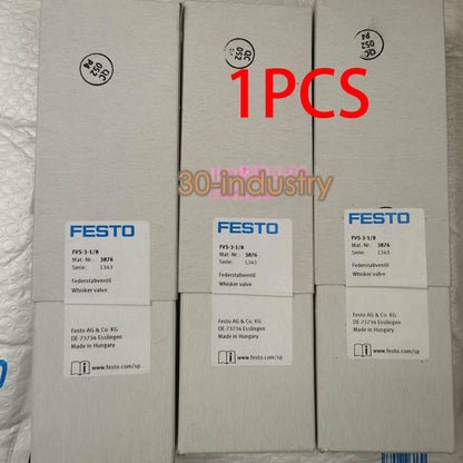 FESTO FVS-3-1/8 3876 Spring Whisker Valve - 1 Piece - FESTO