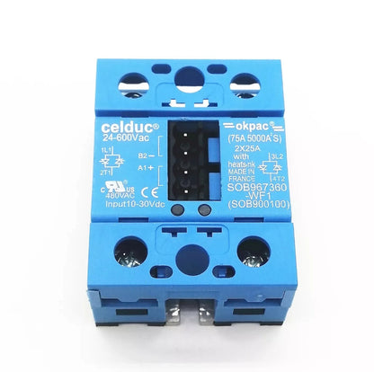 Celduc Solid State Relay SOB967360 -WF1(SOB900100) 2*25A