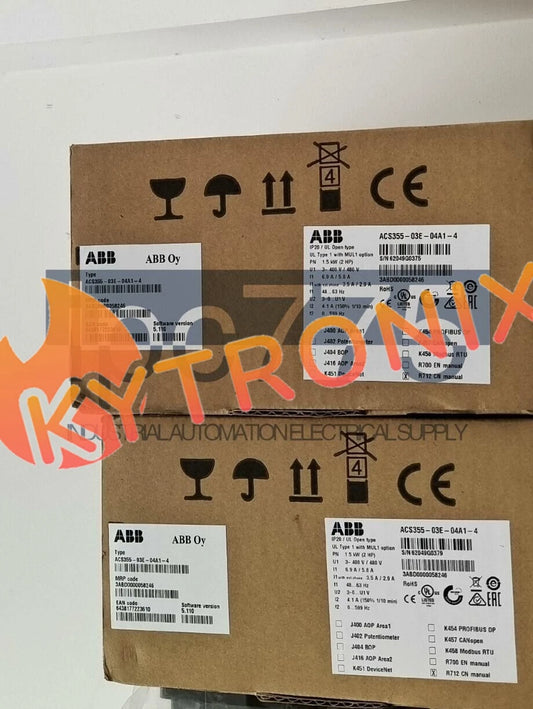 1pc ABB ACS355-03E-04A1-4 frequency converter 3PH 1.5KW