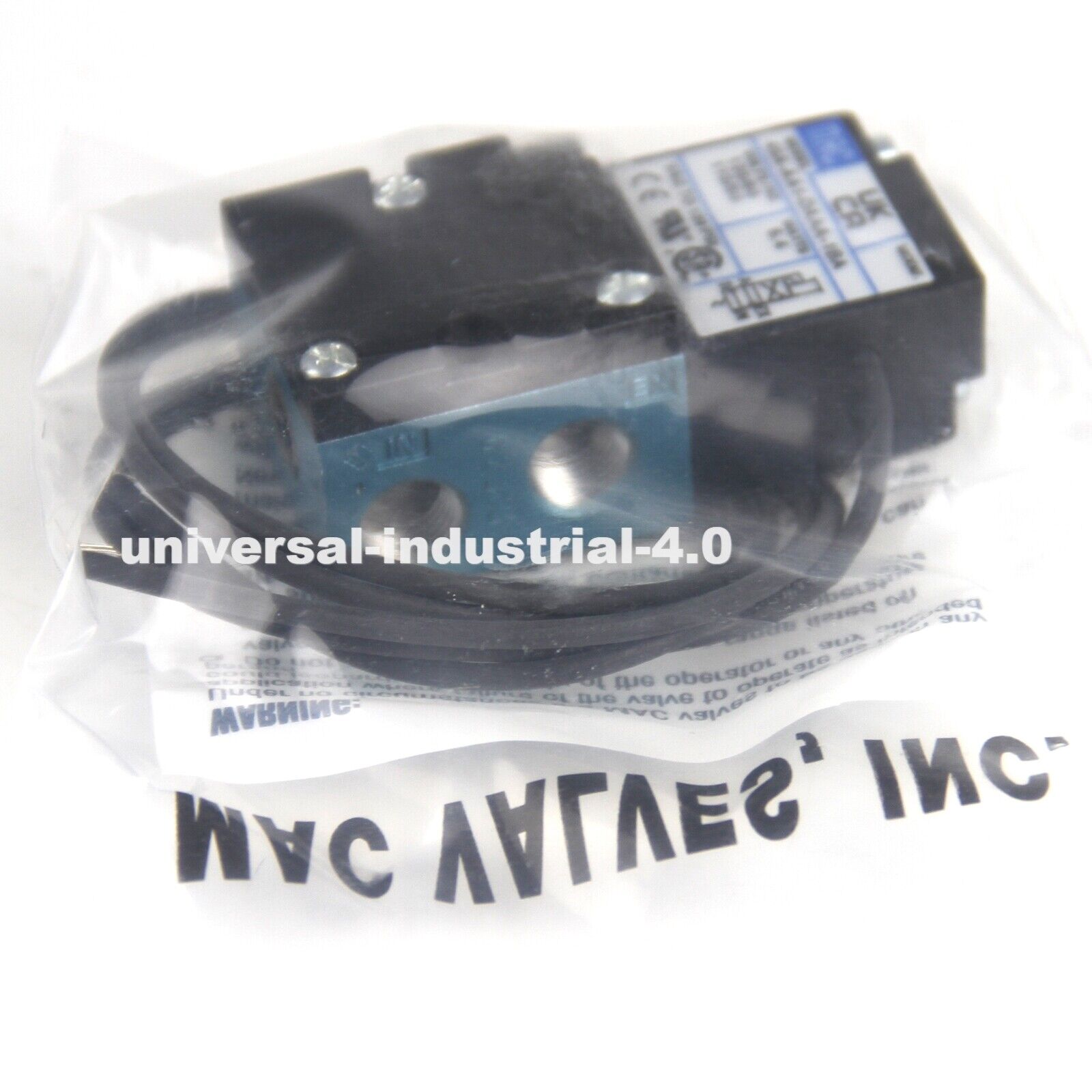 MAC 45A Solenoid Valve, High Precision, 160PSI, 1.3 GPM, Food Grade, Easy Installation - MAC