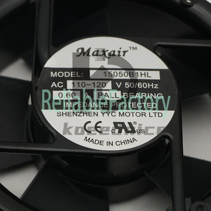 Maxair BT15050B1HL 15050B1HL AC110V-120v 0.60A 172*150*51mm AC Cooling Fan