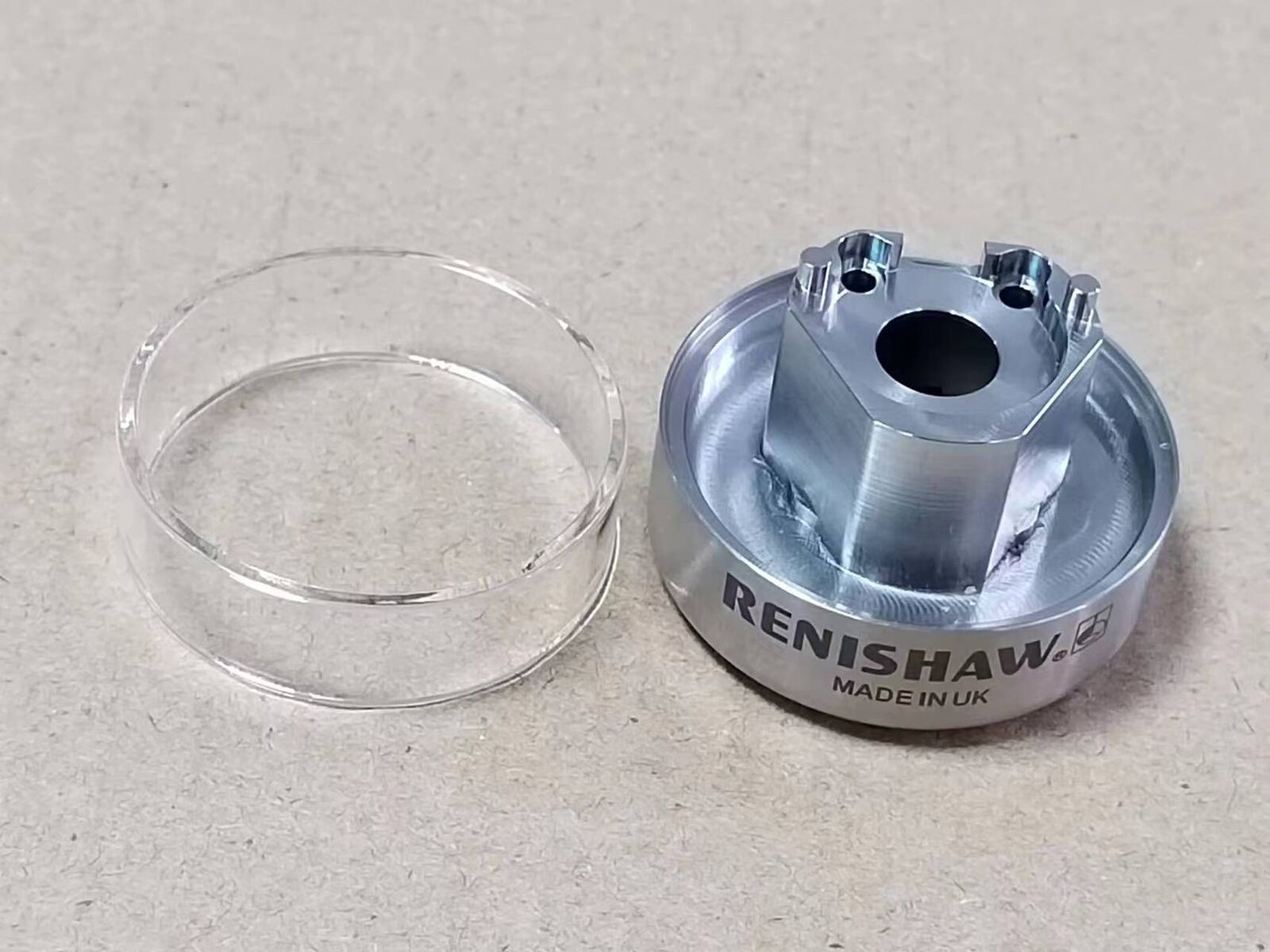 new 1PC RENISHAW OMP40-2 Probe fittings Glass circle + lower half shell - RENISHAW