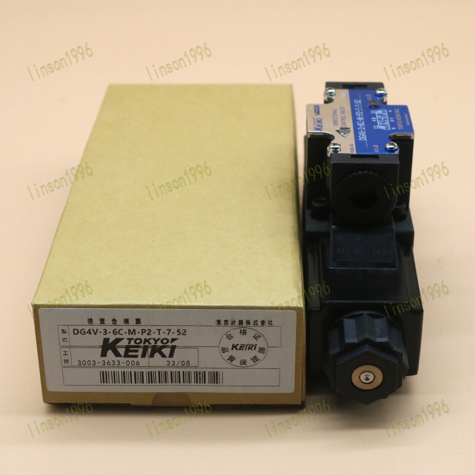 TOKIMEC DG4V-3-6C-M-P2-T-7-52 Solenoid Valve in Box, Sleek Design, Industrial Use, High Efficiency, Adjustable Flow, Reliable Performance - TOKIMEC