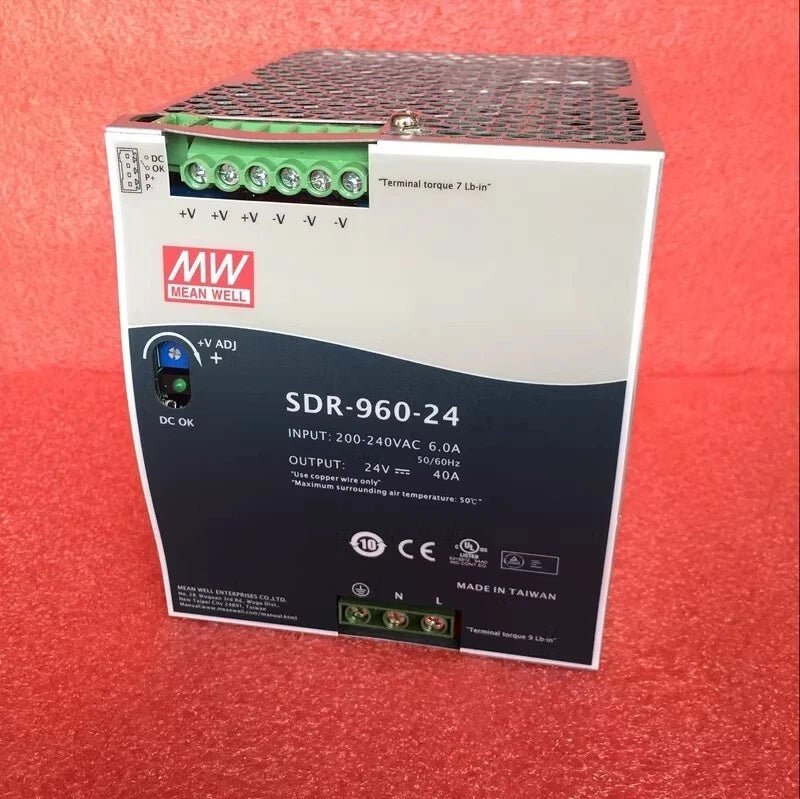 Meanwell SDR-960-24 960W 24V 40A Guideway Power Supply