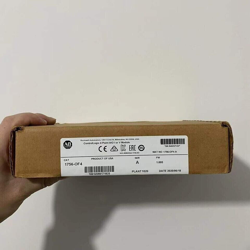 ControlLogix AB 1756-OF4 Module 4 Pt I or V - Factory Sealed - Sealed Module - DC 12V-24V - CONTROLLOGIX