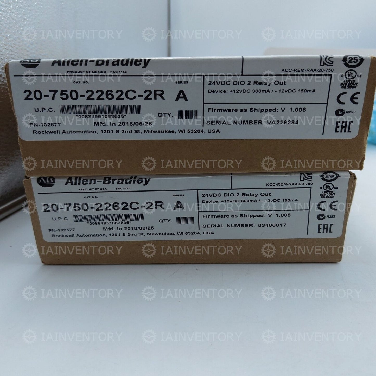 1PC New Sealed Original 20-750-2262C-2R 750V 24VDC Factory Sealed - E.G.