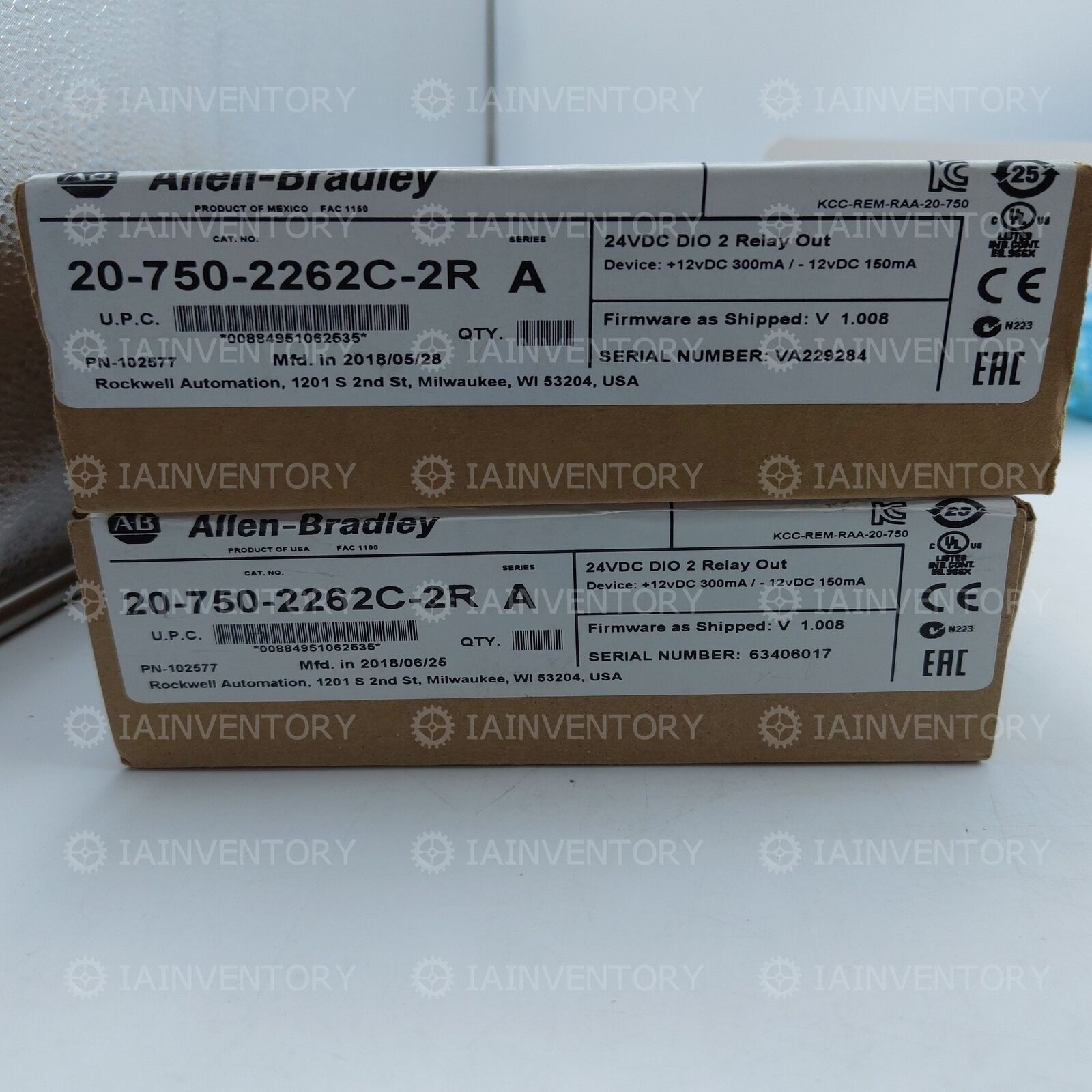 1PC New Sealed Original 20-750-2262C-2R 750V 24VDC Factory Sealed - E.G.