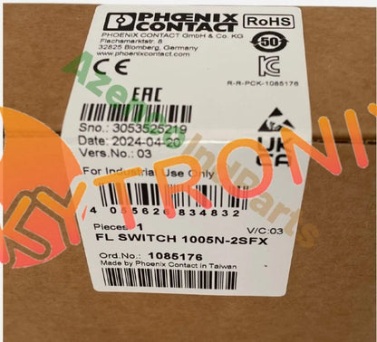 1PCS Phoenix Contact FL SWITCH 1005N-2SFX Industrial Ethernet Switch 1085176