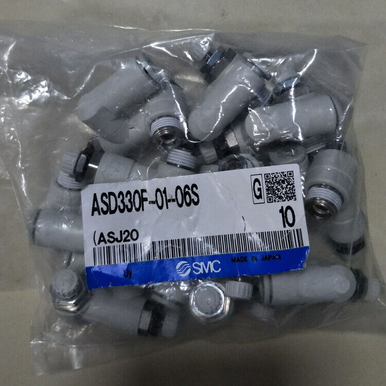 SMC ASD330F-01-06S 10-Piece Speed Controller Valve - SMC
