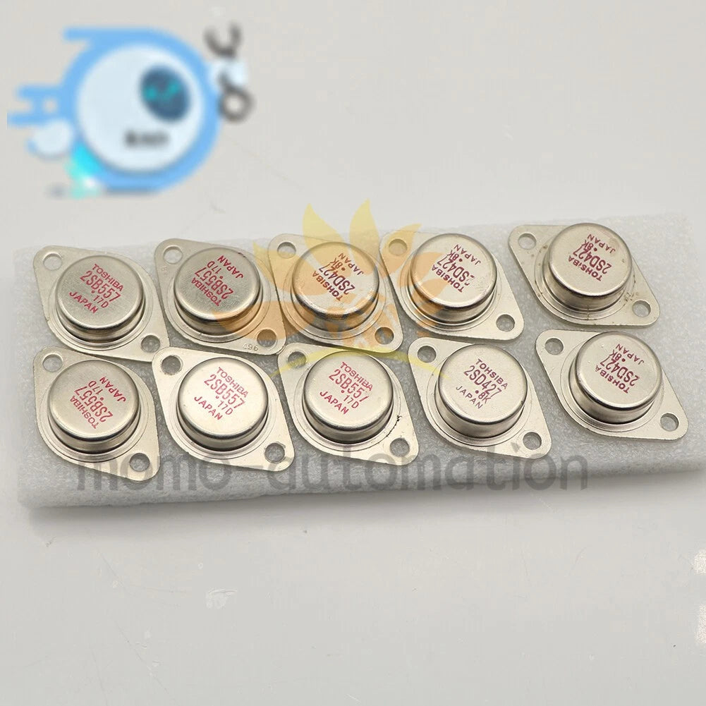 5 PAIRS Transistor TOSHIBA TO3 2SB557/2SD427 B557/D427 and