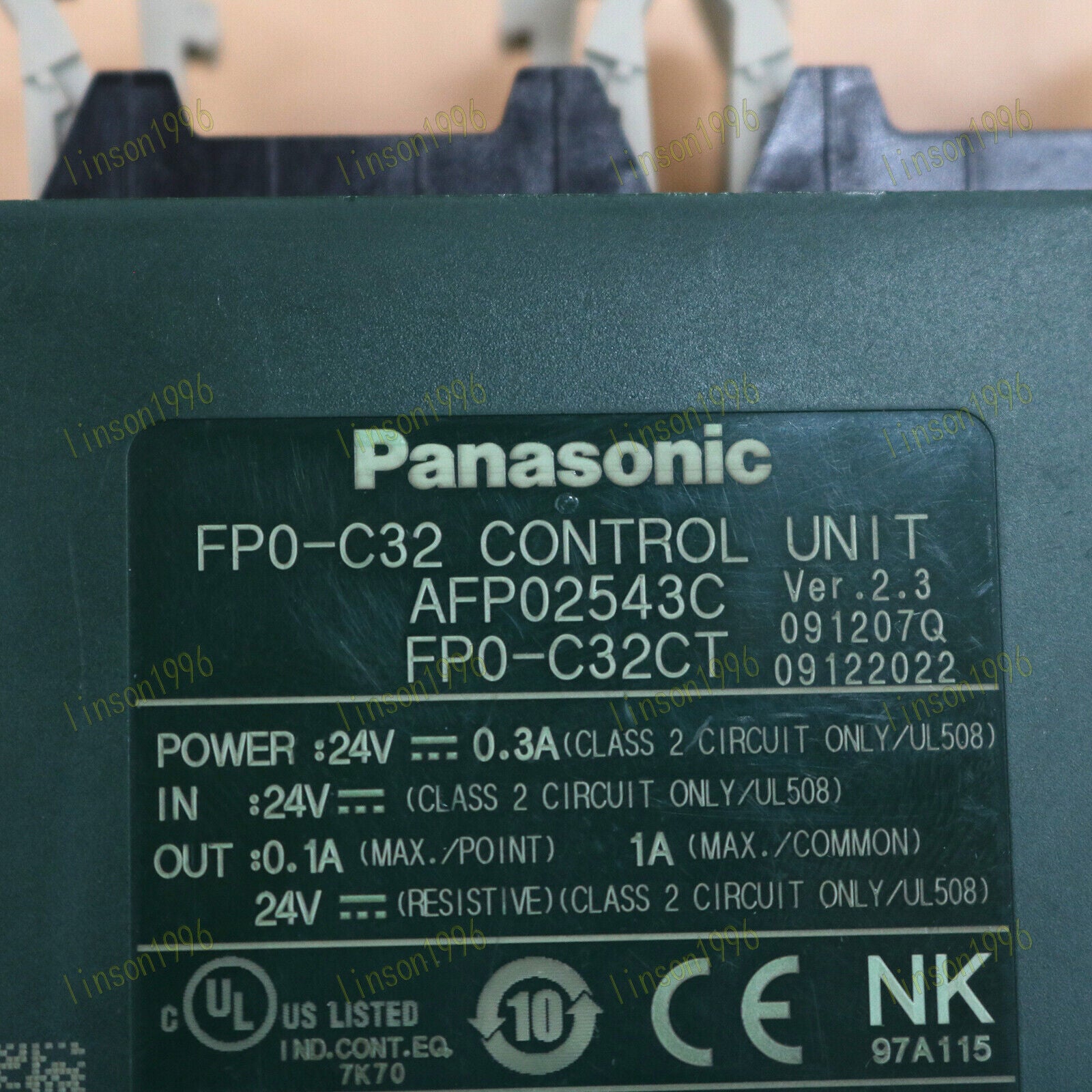 Used Panasonic FPO-C32CT Control Unit Tested - PANASONIC
