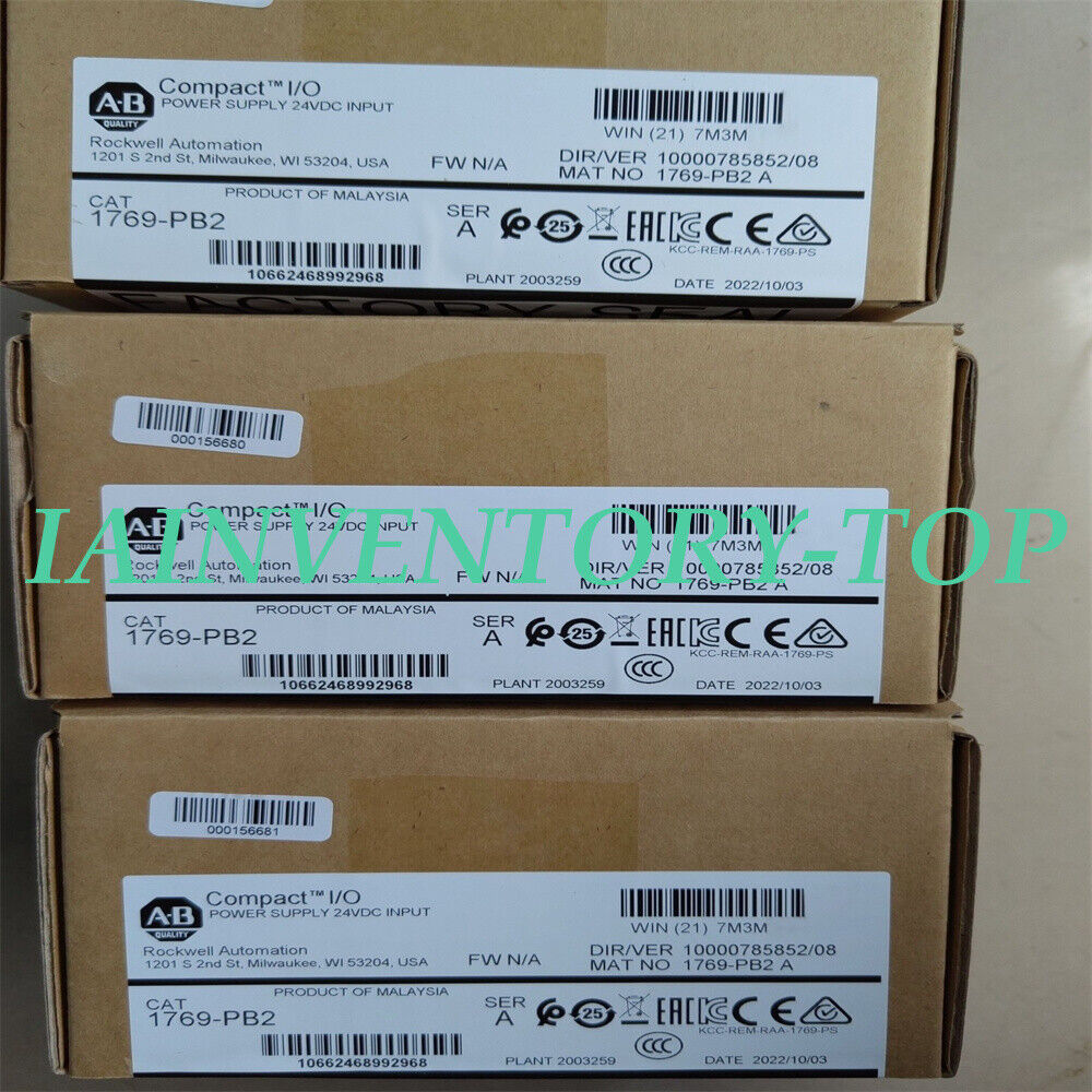 ALLEN BRADLEY FACTORY SEALED 1769-PB2 POWER SUPPLY - ALLEN BRADLEY