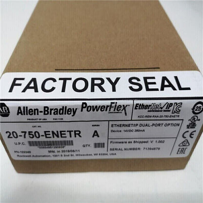 Sealed Allen-Bradley PowerFlex 750 2-P ENet/IP Module ENETR 20-750 A - ALLEN-BRADLEY