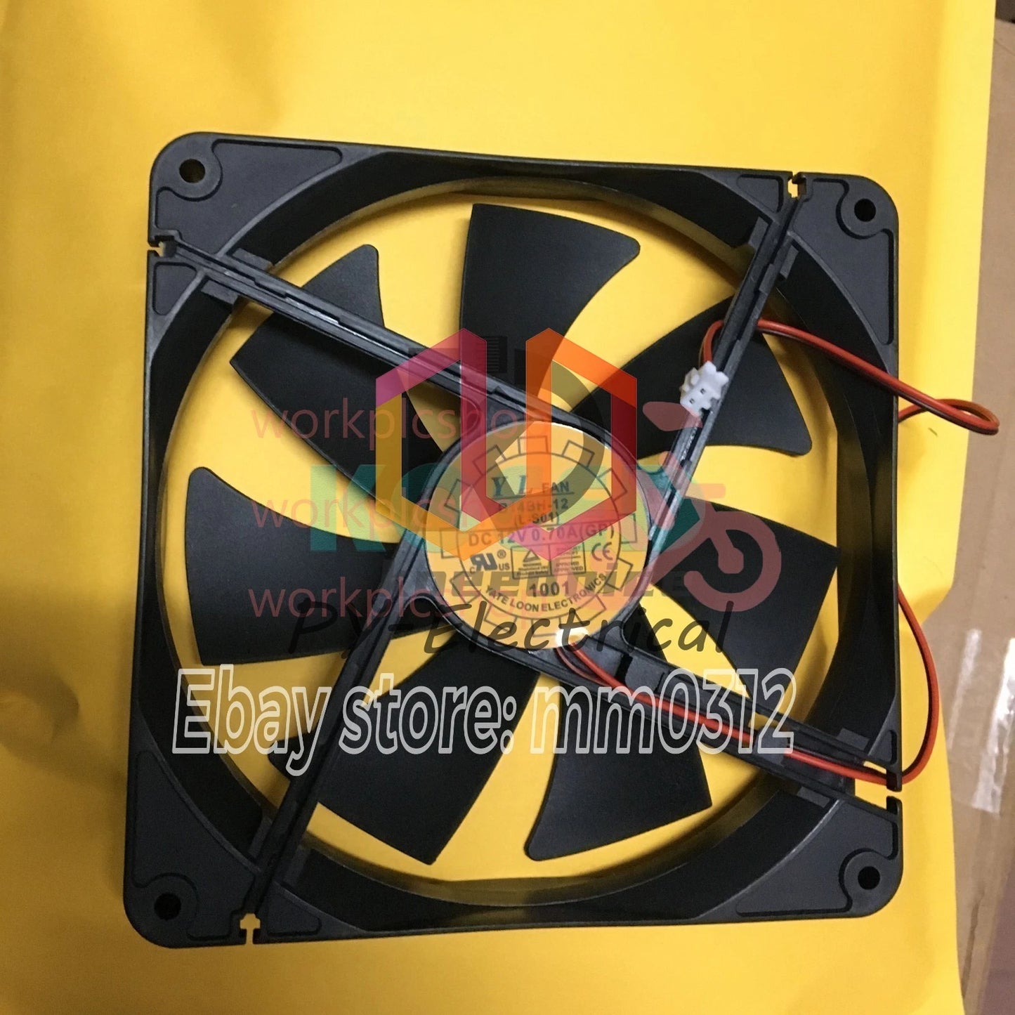 1pcs Yate Loon D14BH-12 DC 12V 0.70A 2pin 140*140*25mm cooling fan