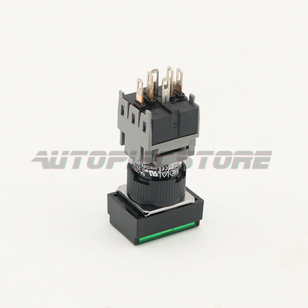 Green LED Pushbutton Switch 24VDC AH165-TLG11E3 - FUJI ELECTRIC