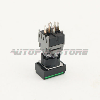 Green LED Pushbutton Switch 24VDC AH165-TLG11E3 - FUJI ELECTRIC