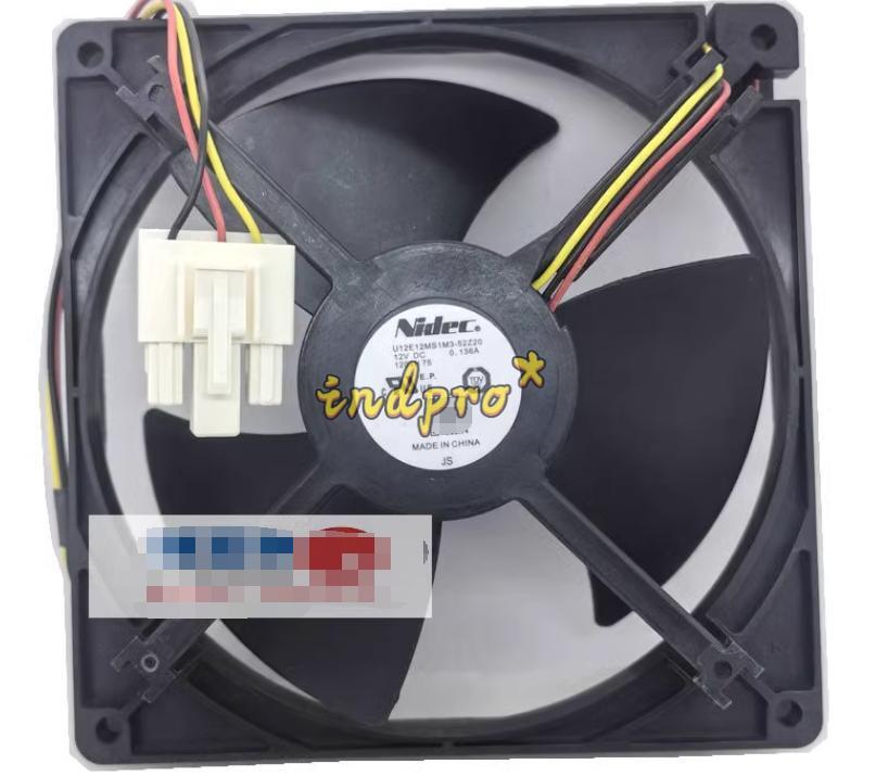 new 1PC for U12E12MS1M3-52Z20 Cooling Fan Super Silent 12V 0.136A NIDEC