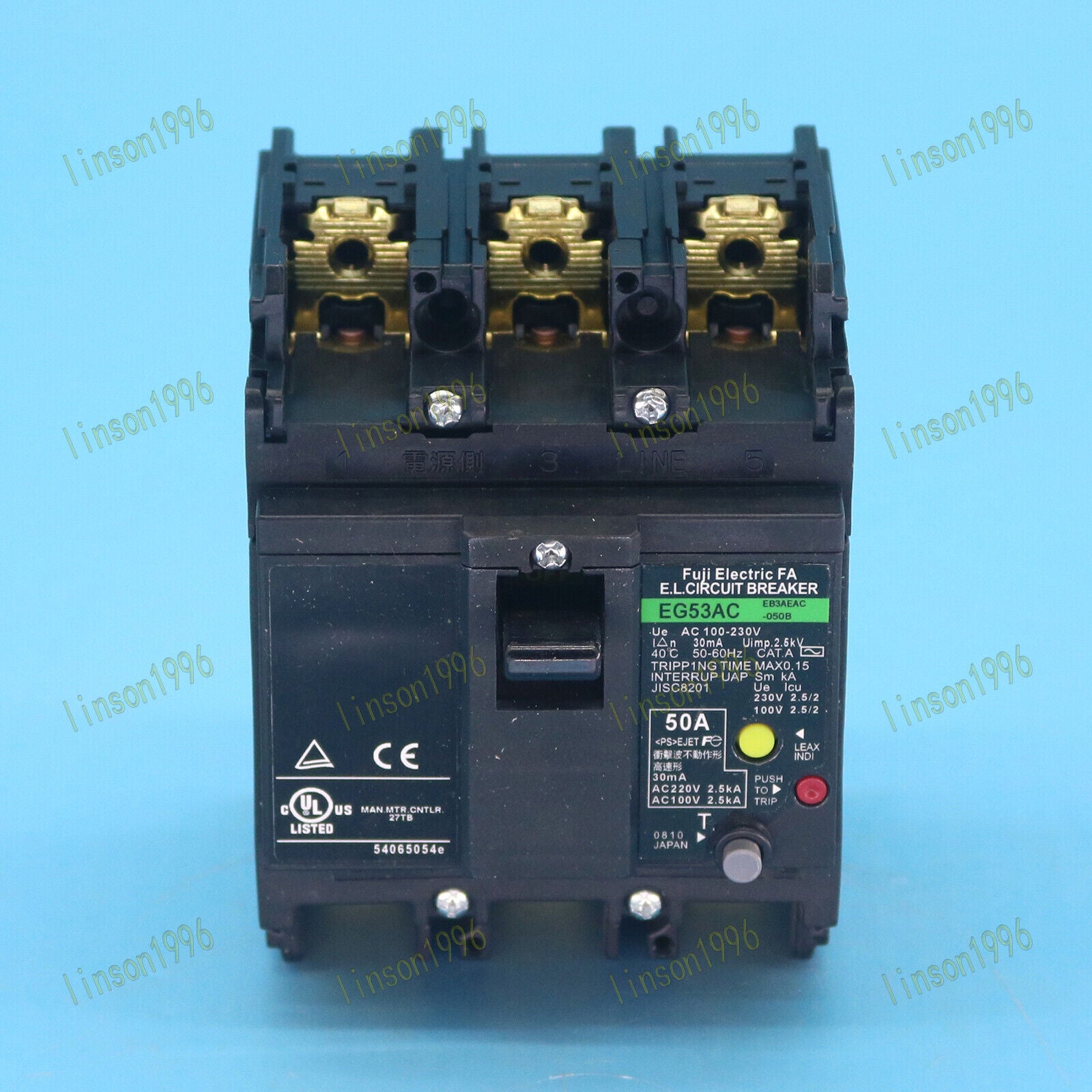 EG53AC 3P 50A Circuit Breaker For Fuji In Box - FUJI