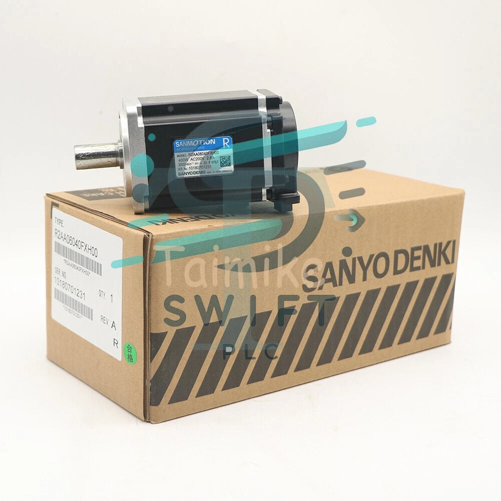 1PCS For SANYO R2AA06040FXH00 400W AC220V Servo Motor
