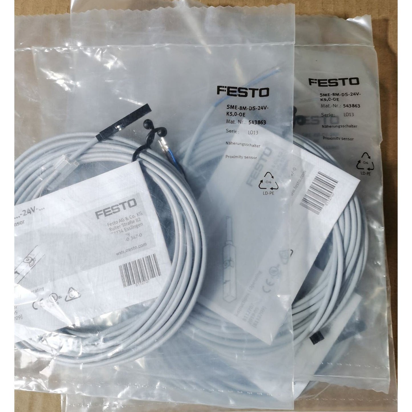 new one FESTO SME-8M-DS-24V-K-5-OE Proximity switch Quality assurance