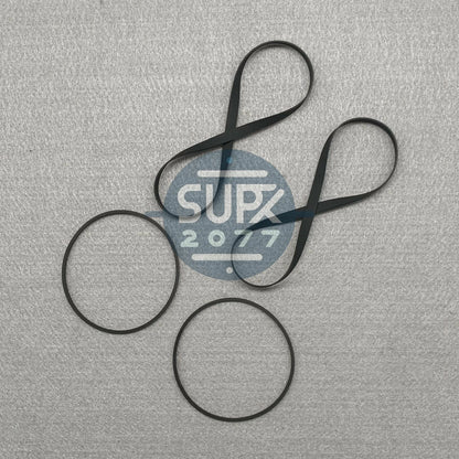 4PC TC-WE475 Dual Deck Cassette Player 4 Belt Replacement BELT SET #su