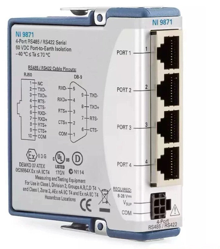 new National Instruments NI-9871 C Series Serial Interface Module