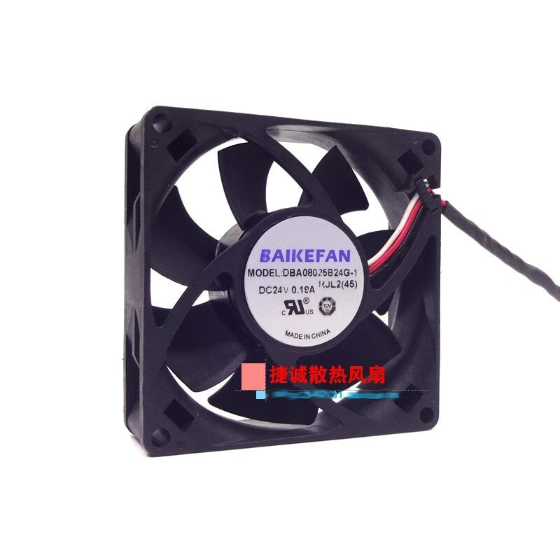 BAIKEFAN DBA08025B24G-1 24V 0.19A 8025 8CM inverter cooling fan
