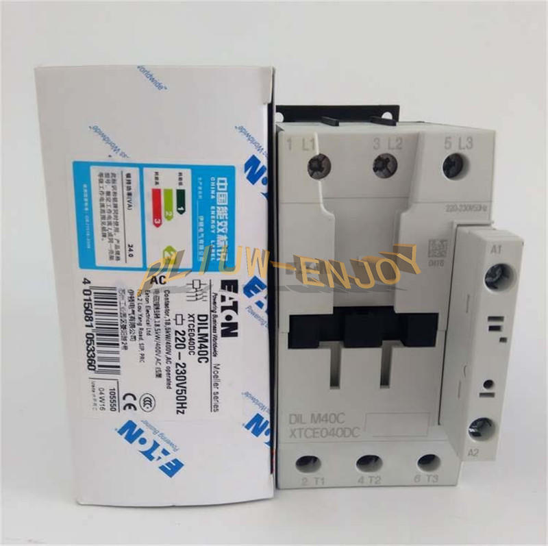 new 1PCS  EATON Moeller DILM40C XTCE040DC Contactor 40A EATON