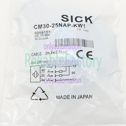 1PC SICK CM30-25NAP-KW1 Proximity switch CM30-25NAP-KW1