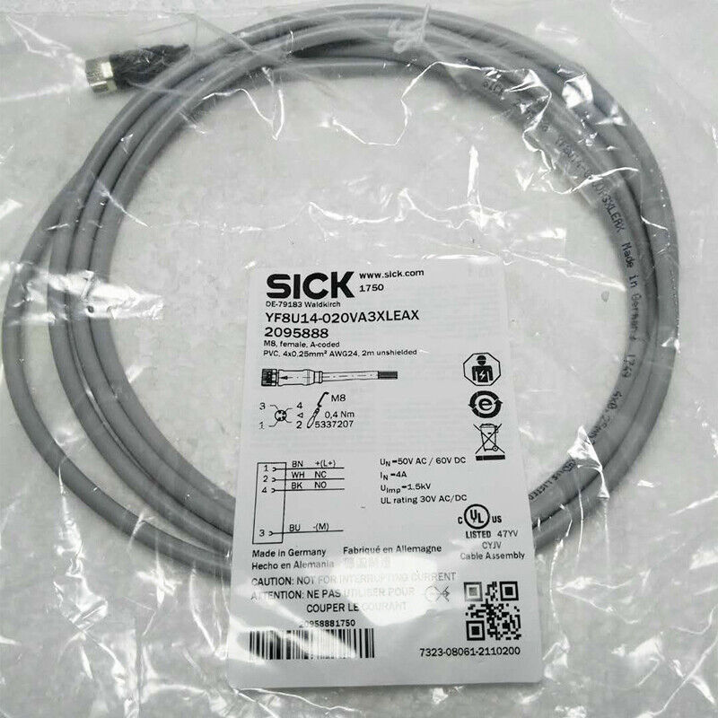 SICK YF8U14-020VA3XLEAX Cable Adapter Sensor Cable - SICK