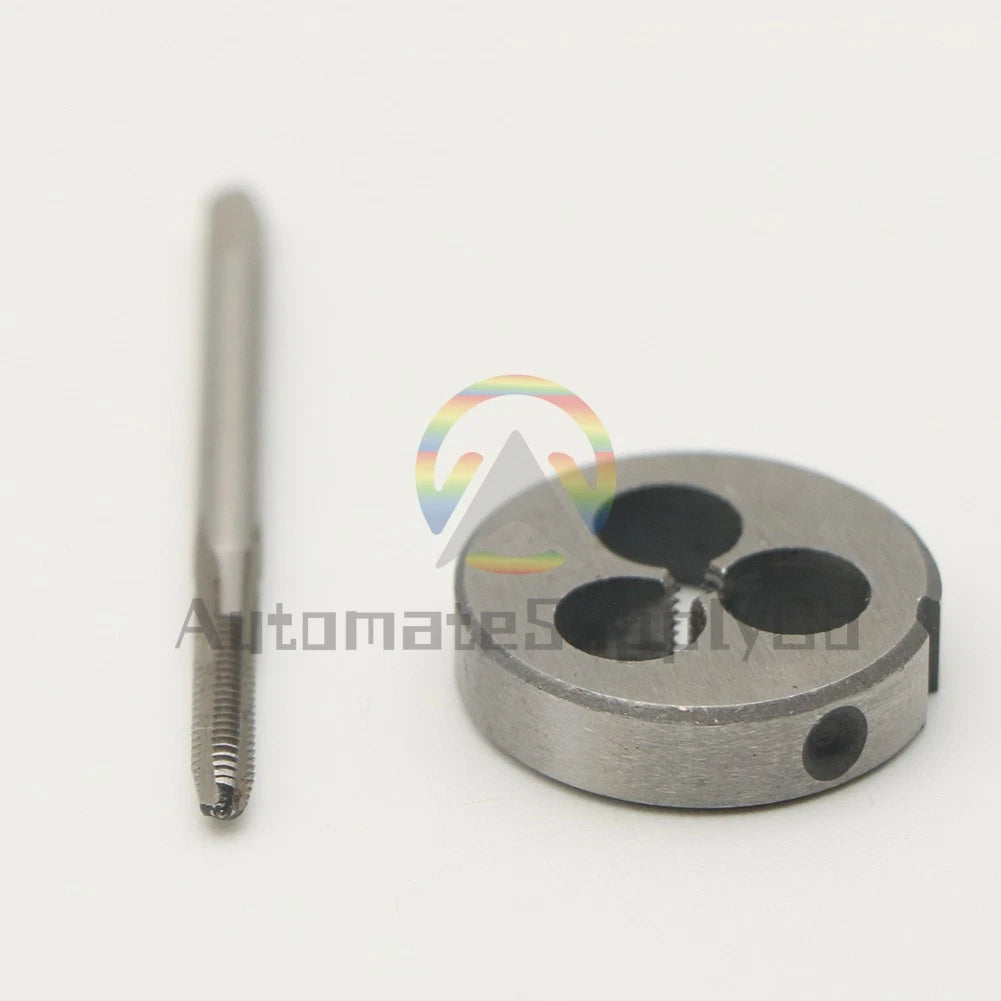 No 3-48 UNC Tap and Die Set Right Hand, 3 x 48 UNC Thread Tap and Round Die