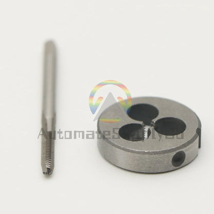 No 3-48 UNC Tap and Die Set Right Hand, 3 x 48 UNC Thread Tap and Round Die