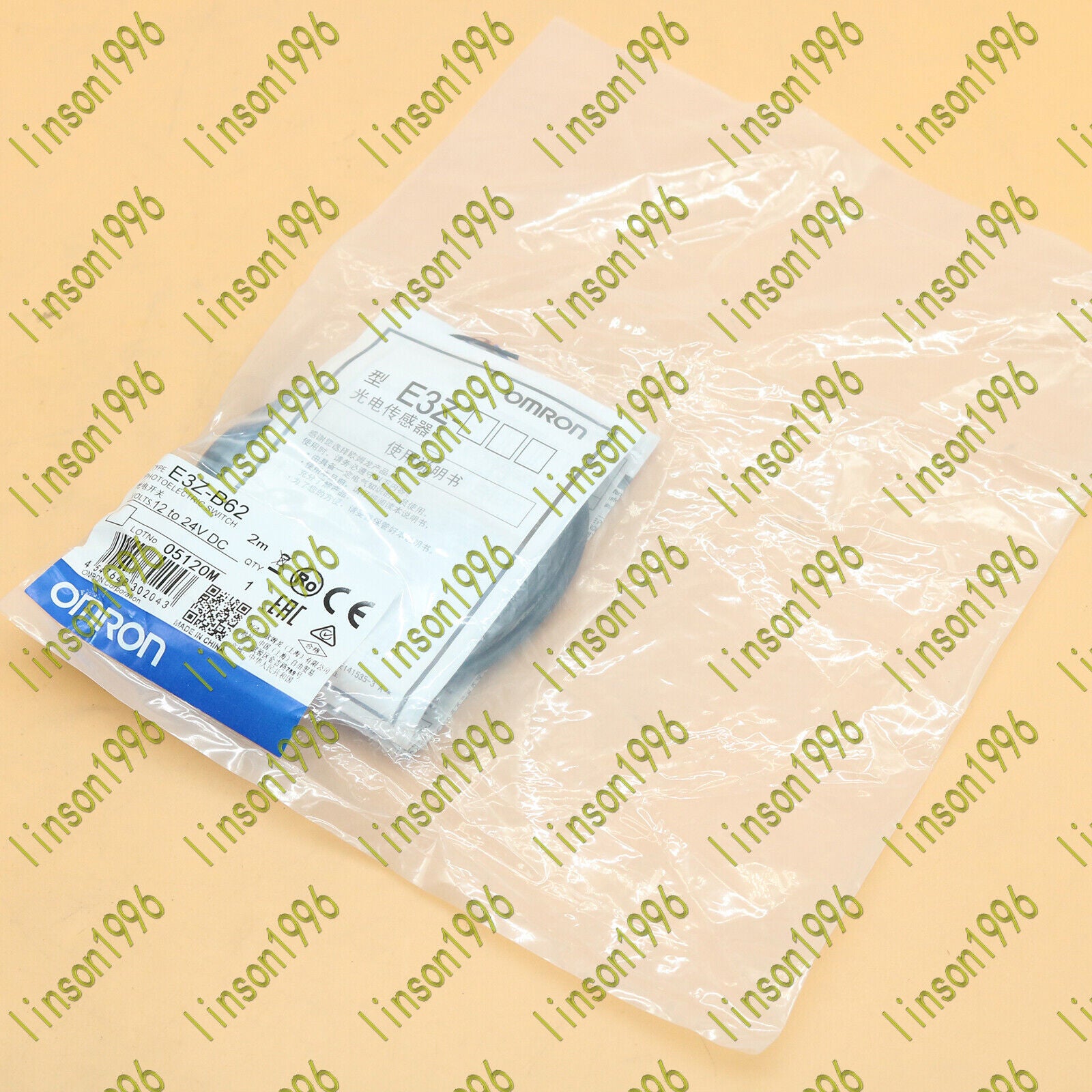 new E3Z-B62 E3ZB62  Omron Photoelectric Switch  ship Omron