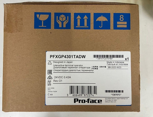 1PC Pro-face PFXGP4301TADW Touch Screen HMI ping