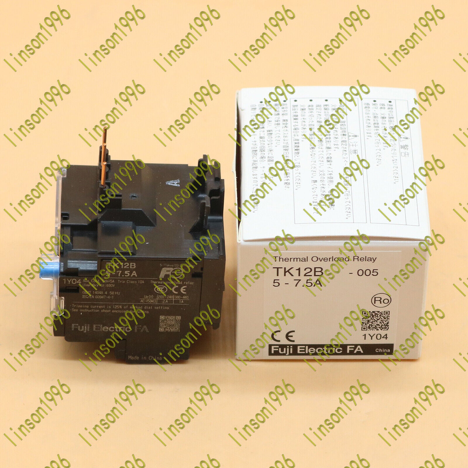 New FUJI TK12B 5-7.5A Thermal Overload Relay - FUJI