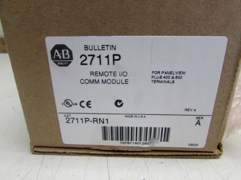 Allen Bradley 2711P-RN1 Communication Module | High-Speed Data Transfer | Reliable Signal Transmission | Allen Bradley Communication Solutions | 2711P-RN1 Module | Allen Bradley 2711P-RN1 Replacement - ALLEN BRADLEY