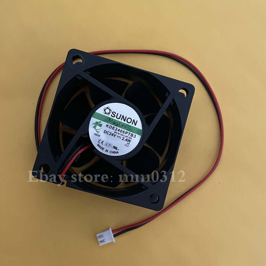new SUNON KDE2406PTB3 24V 2.4W 6025 6 cm 2-wire inverter cooling fan