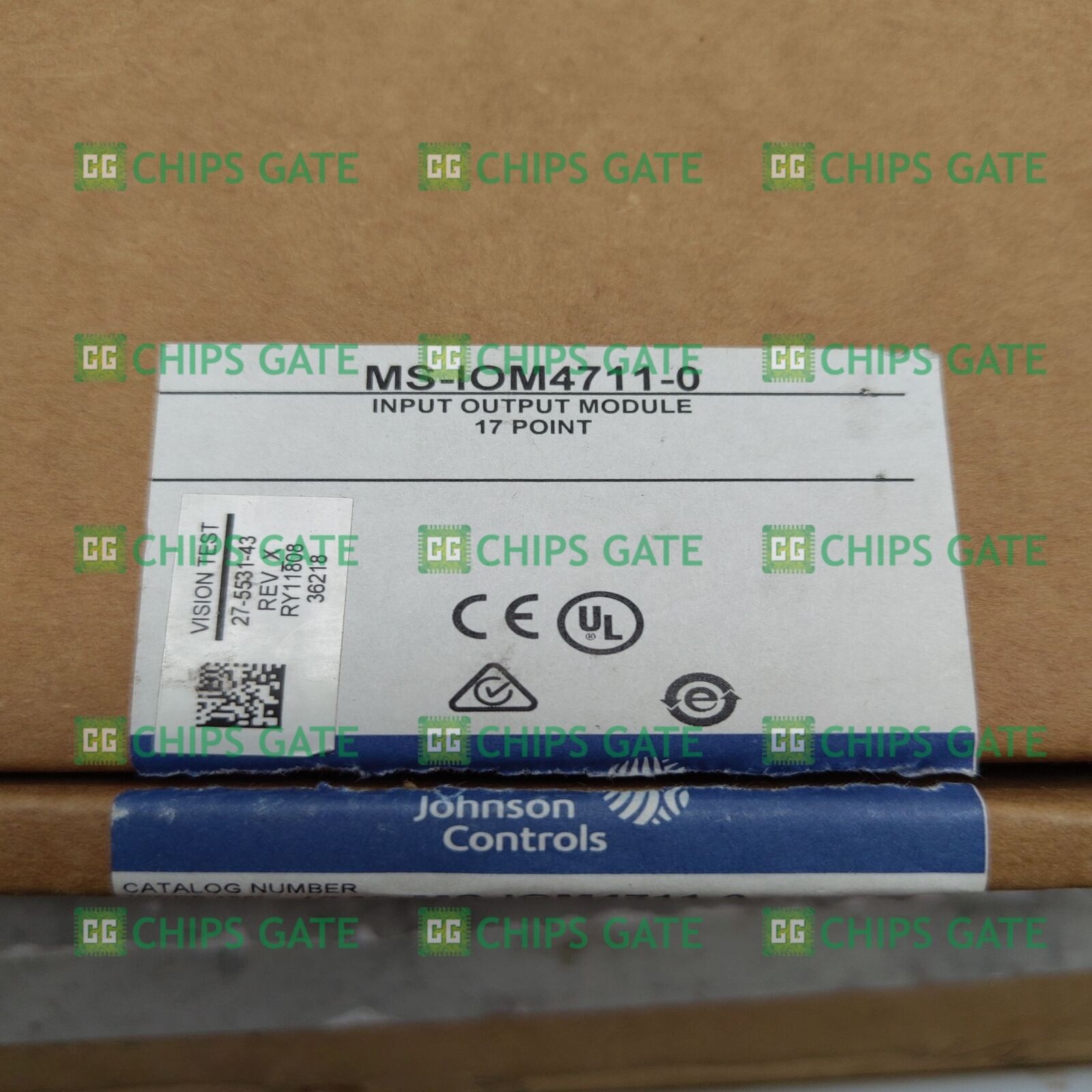 used JOHNSON CONTROLS METASYS IOM CONTROL MS-IOM4711-0 REV V SW VER 6.2 - JOHNSON CONTROLS