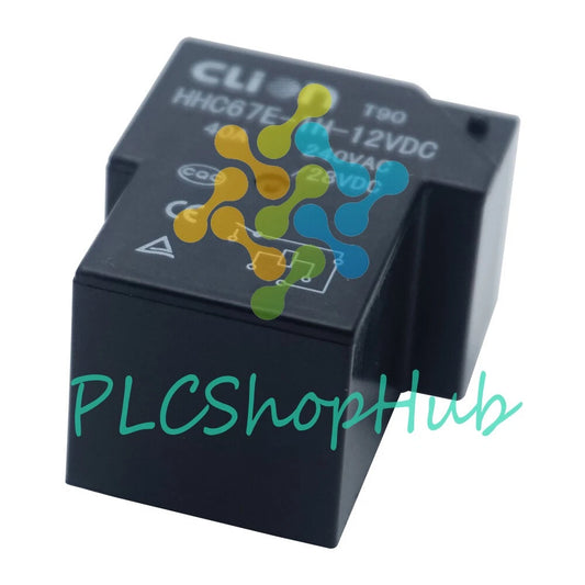 1Pce HHC67E-1H 12VDC Power Relay 4Pins 40A 240VAC