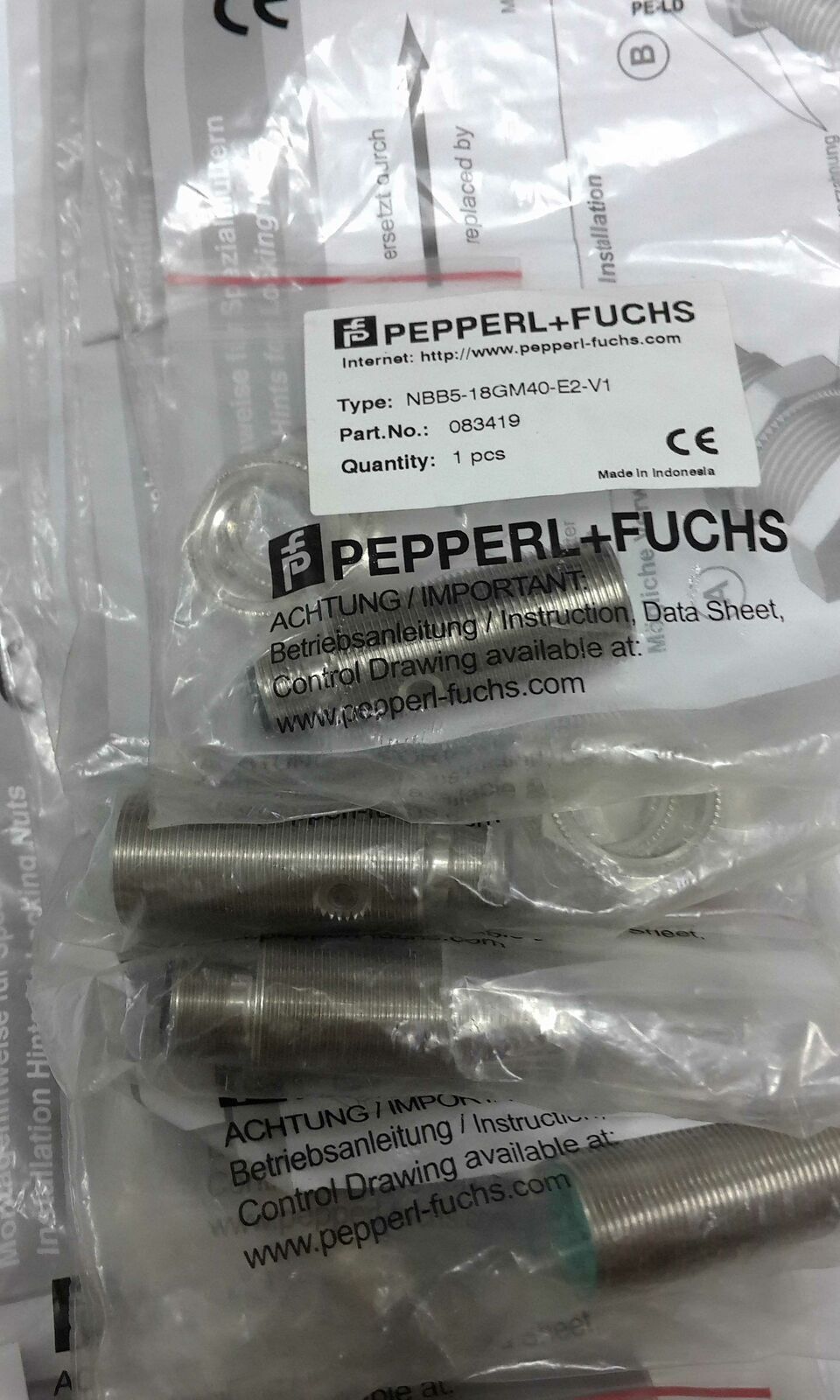 new ONE FOR PEPPERL+FUCHS NBB5-18GM40-E2-V1 proximity switch - KOEED