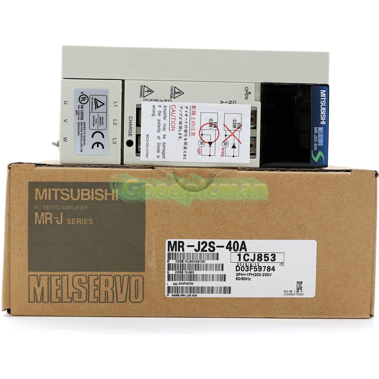 MITSUBISHI MR-J2S-40A AC Servo Amplifier Drive 1Pcs/