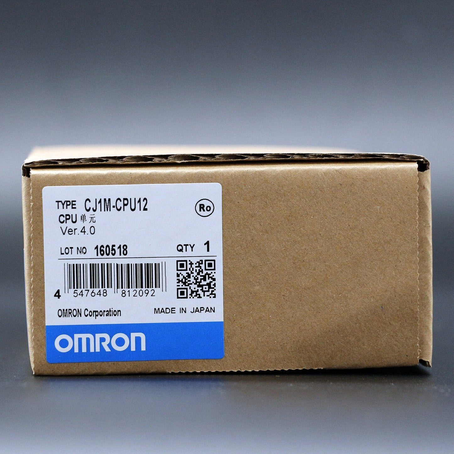 new OMRON CJ1M-CPU12 CJ1MCPU12 CPU Unit Module in Box - KOEED